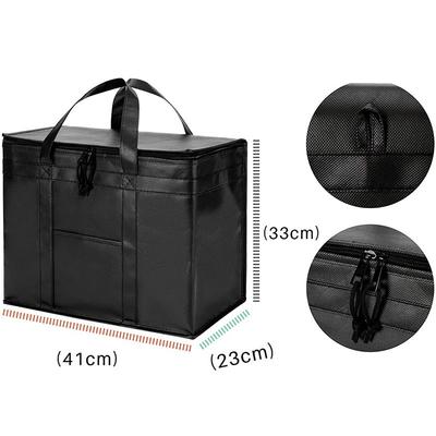 Un bon prix. Sac de refroidissement à isolation noir, froid, avec feuille EPE en ligne