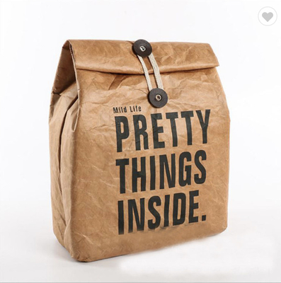 Un bon prix. Sacs de déjeuner en papier kraft brun isolé OEM Sacs de refroidisseur thermique pour pique-nique alimentaire en ligne
