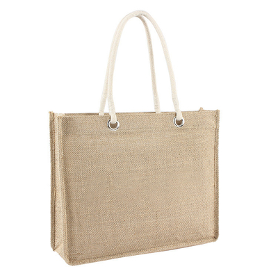 Un bon prix. Des sacs de jute imprimés personnalisés en ligne