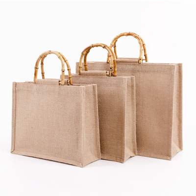 Un bon prix. Sacs à jute naturels faits à la main Sacs à jouets hessiens écologiques en ligne