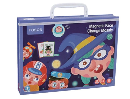 Un bon prix. ECO Jouets éducatifs en bois pour tout-petits Magnétique Face drôle Puzzle Puzzle Pour 2 ans en ligne