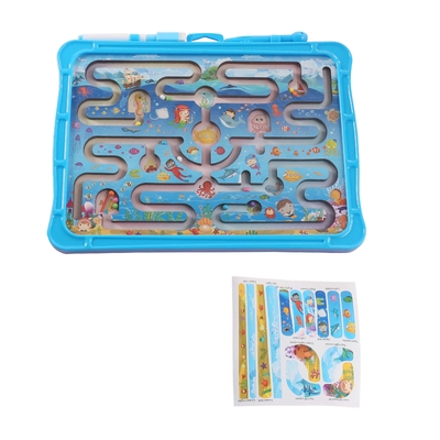 Un bon prix. Les enfants Océan de joie stylo magnétique Labyrinthe Labyrinthe Jeu de balle avec tableau de dessin en ligne
