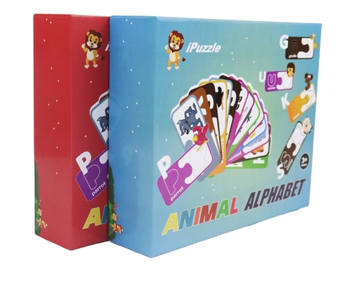 Un bon prix. Éco Kids papier pédagogique puzzle animal alphabet abc cartes correspondantes pour les plus de 3 ans en ligne