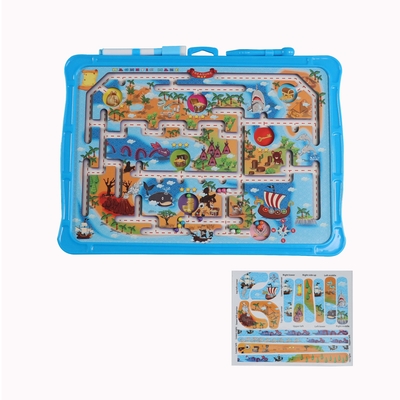 Un bon prix. Montessori Puzzle magnétique Labyrinthe Jouets d'apprentissage avec stylo Océan Beach Eco EVA plastique en ligne