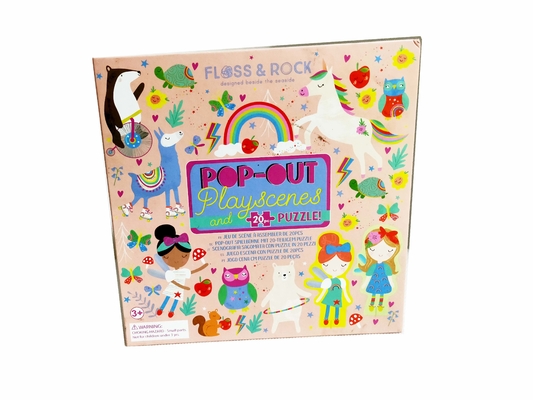Un bon prix. Un énorme puzzle de 20 pièces en papier, un puzzle de la fée arc-en-ciel. en ligne