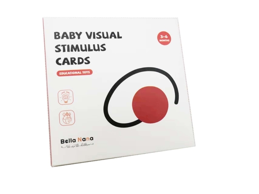 Un bon prix. 3 à 6 mois Cartes de stimulation visuelle pour nouveau-nés Cartes de contraste noir et blanc en ligne