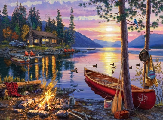 Un bon prix. ODM plancher géant Darrell Bush Canoë lac papier puzzle 1000 pièces en ligne