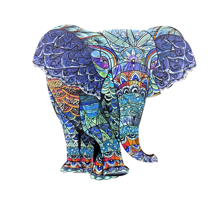 Un bon prix. Couleur de sol en forme d'animal, éléphant en bois, casse-tête pour les enfants de 3 ans en ligne