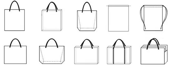 Un sac en coton Calico 6 oz pour faire du shopping 3